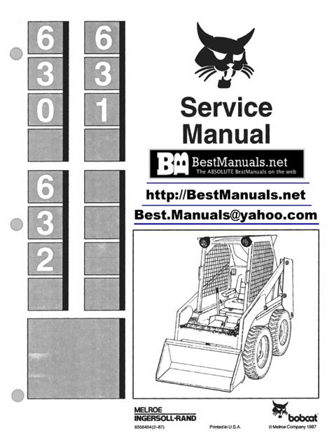 bobcat 632 skid steer loader|bobcat 632 service manual free.